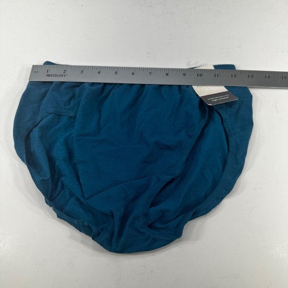 Yummie Women's One Size Fits Small To XL Panty Brief Hi Cut Outlast Blue New - Picture 6 of 8